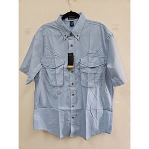 River's End Fishing Guide UPF 30+ Moisture Wicking Shirt Men'slarge New